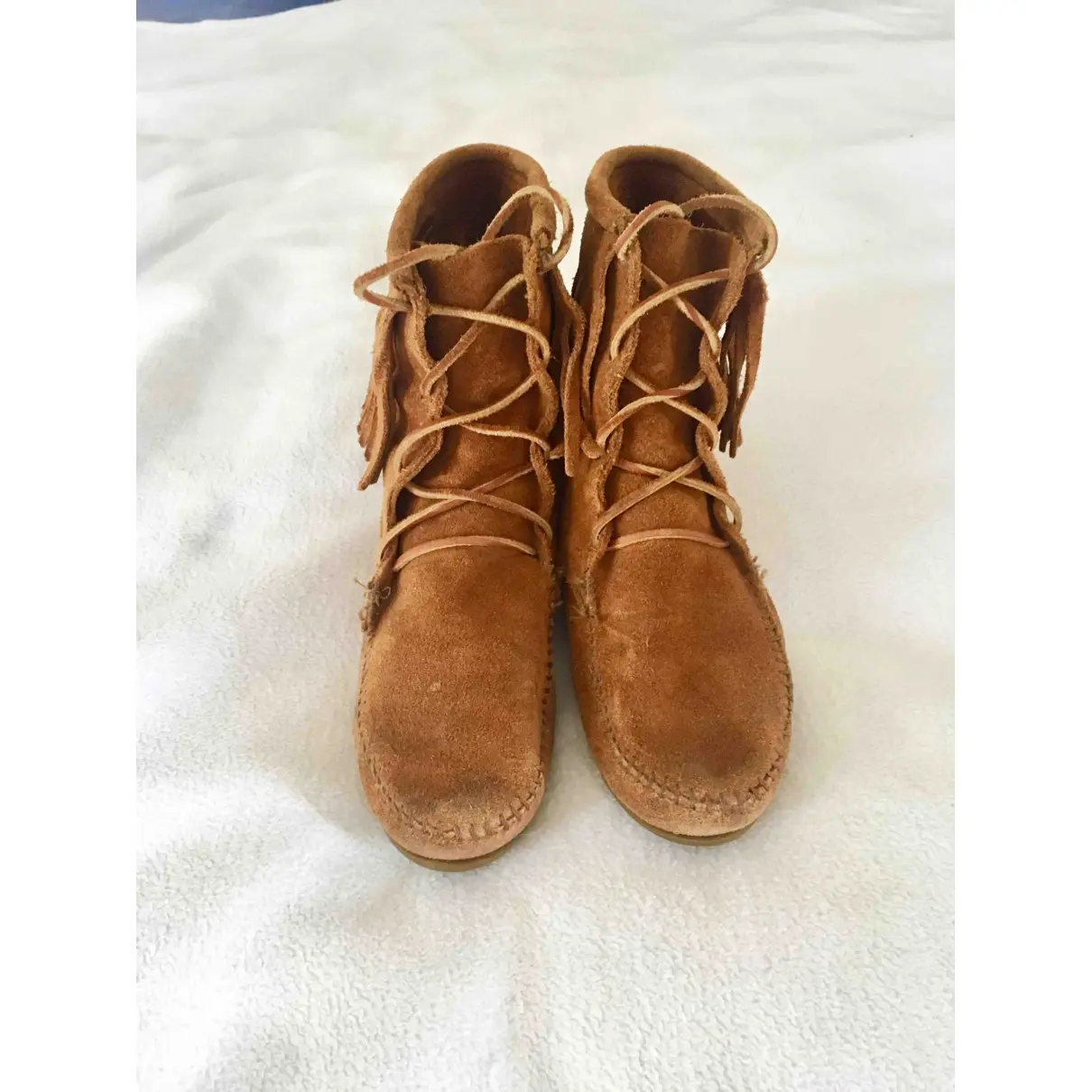 Minnetonka Lace up boots for sale