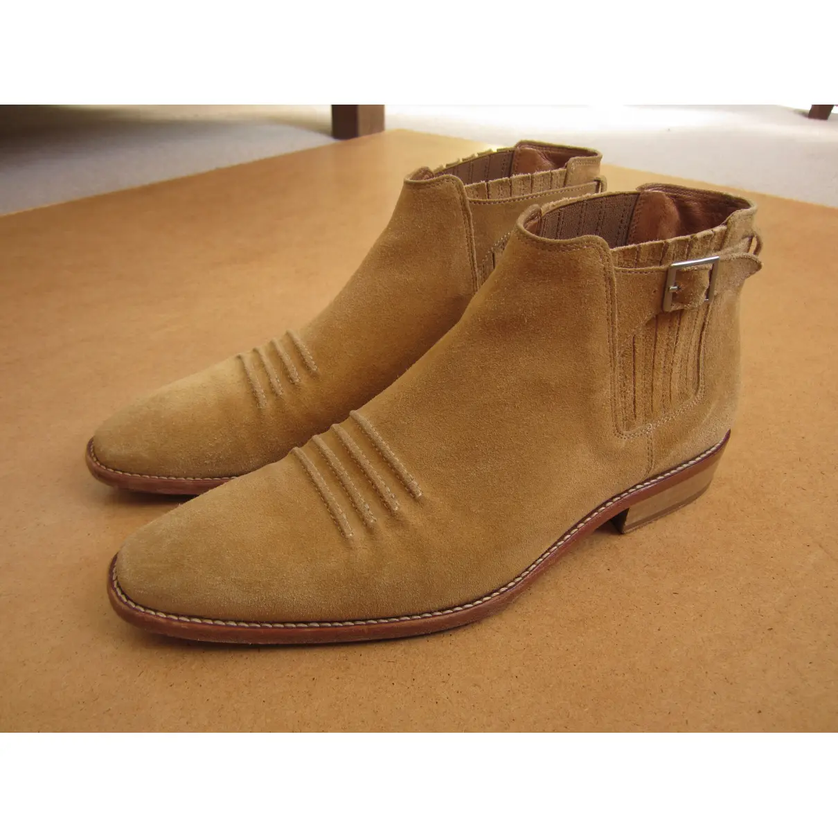 Camel Suede Boots The Kooples