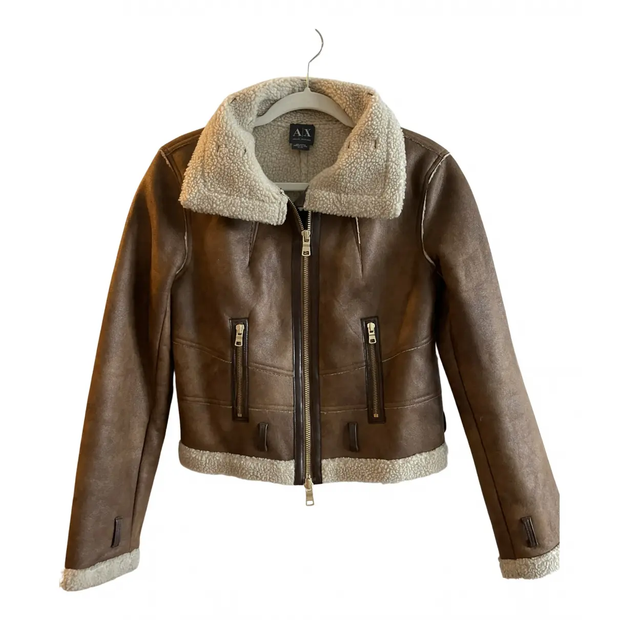 Vegan leather jacket Armani Exchange