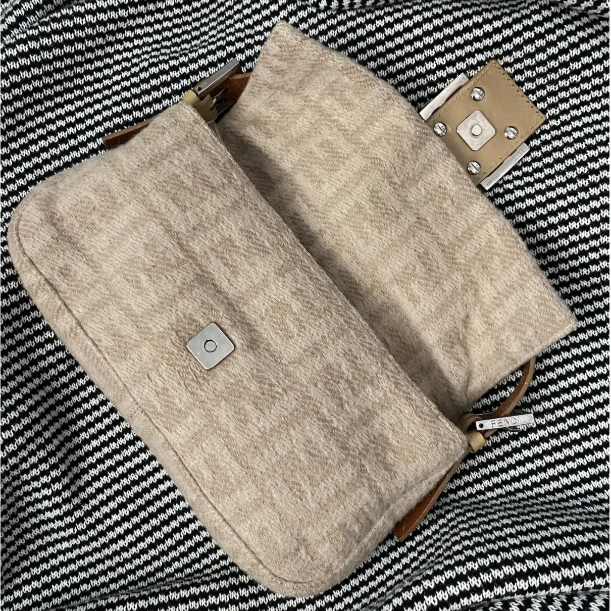 Baguette wool handbag Fendi
