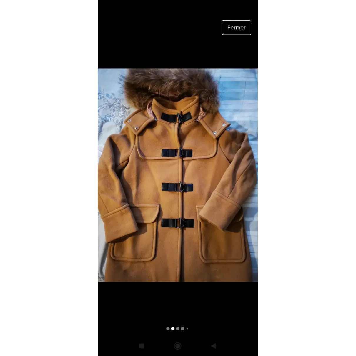 Buy Claudie Pierlot Fall Winter 2019 wool dufflecoat online
