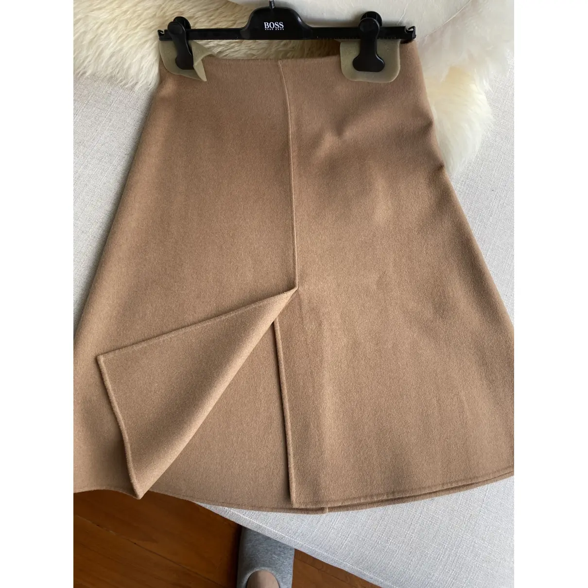 Wool mid-length skirt Hugo Boss