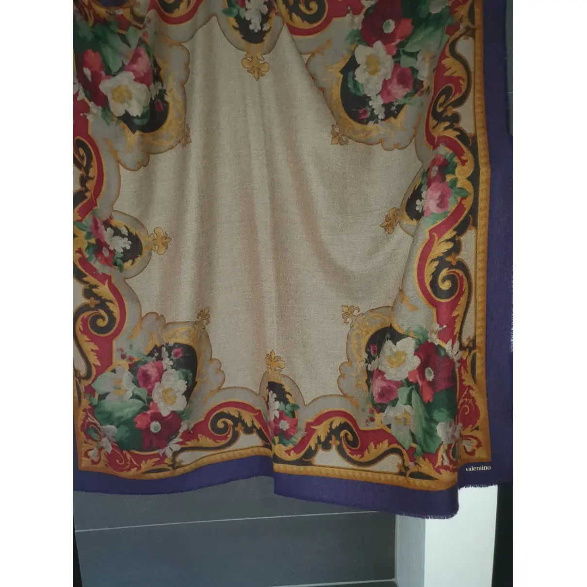 Valentino Garavani Wool silk handkerchief for sale
