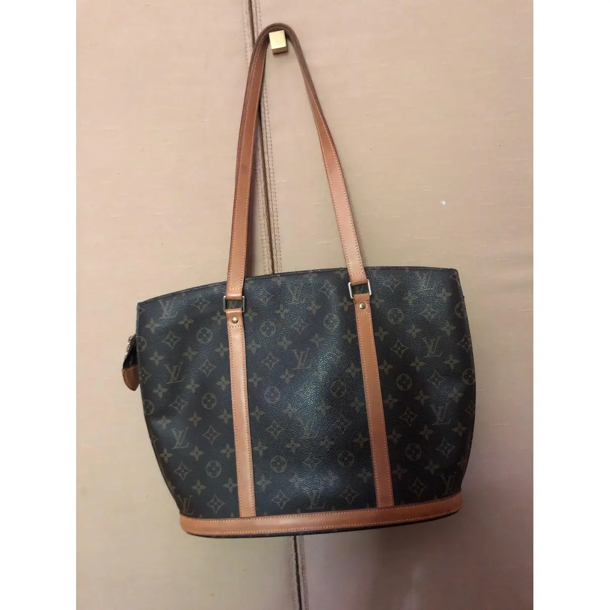 Louis Vuitton Babylone vintage cloth handbag for sale - Vintage