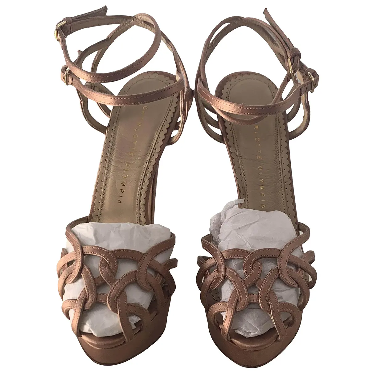 Cloth sandal Charlotte Olympia