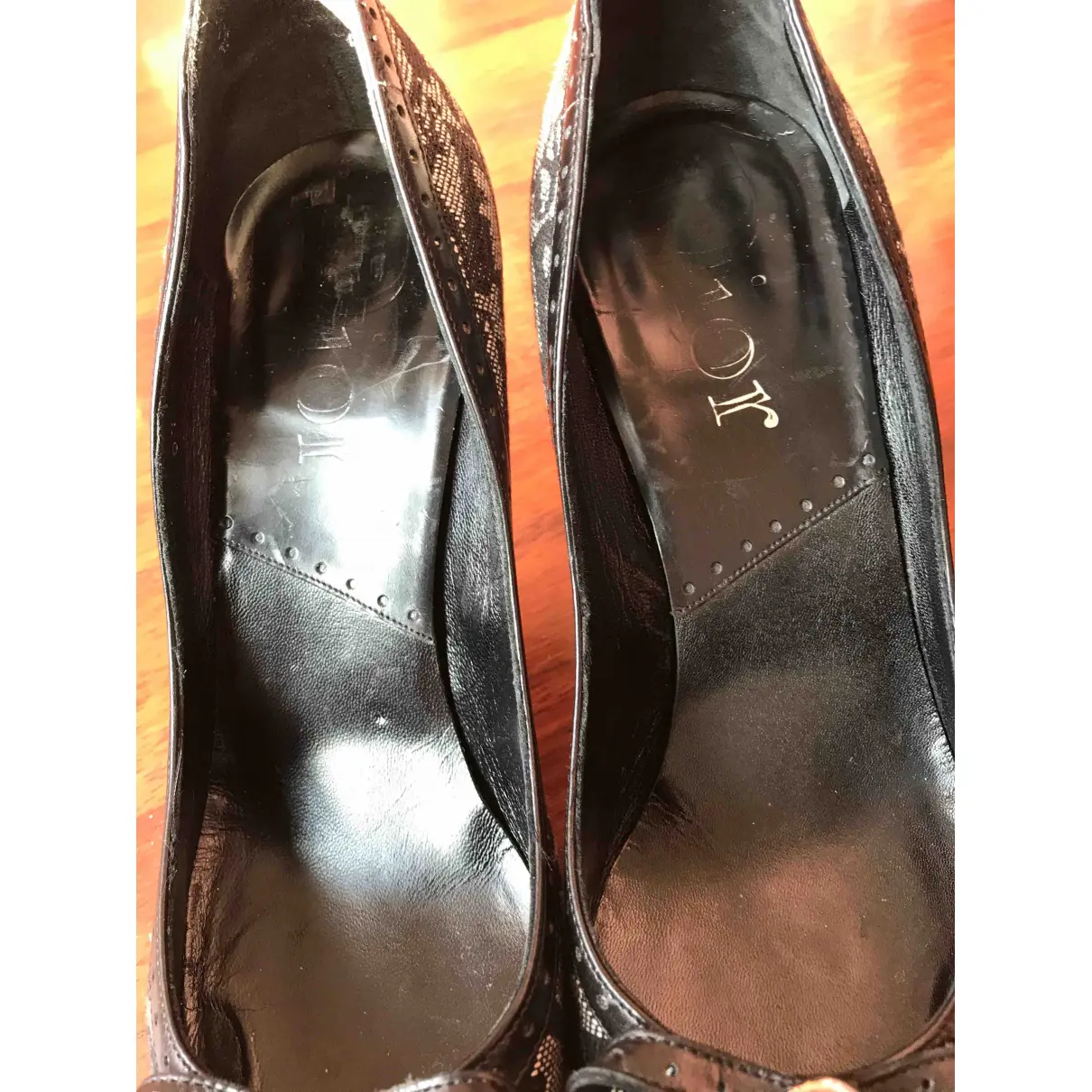 Cloth heels Dior - Vintage