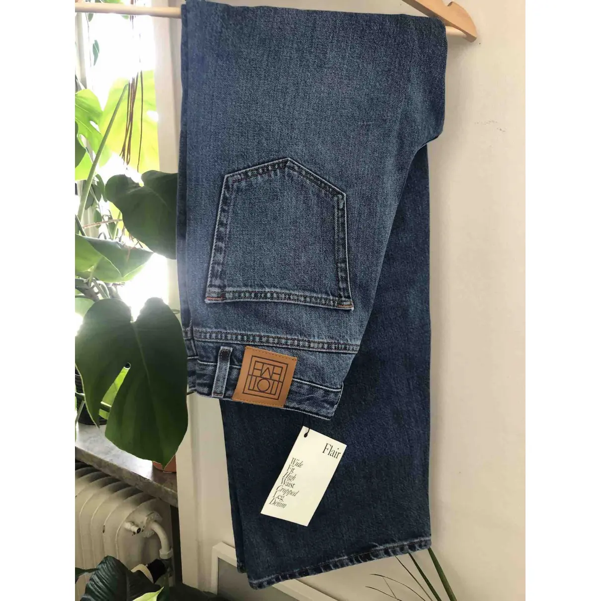 Buy Totême Cotton Jeans Flair online
