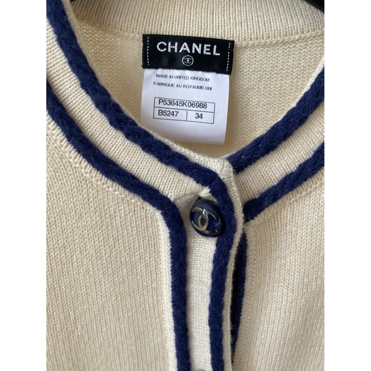 Cashmere cardigan Chanel