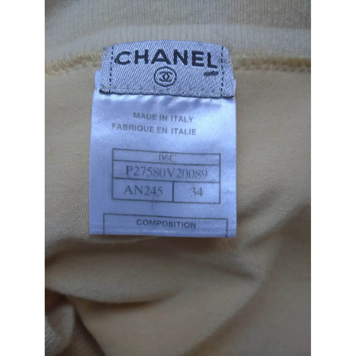 Cashmere skirt suit Chanel
