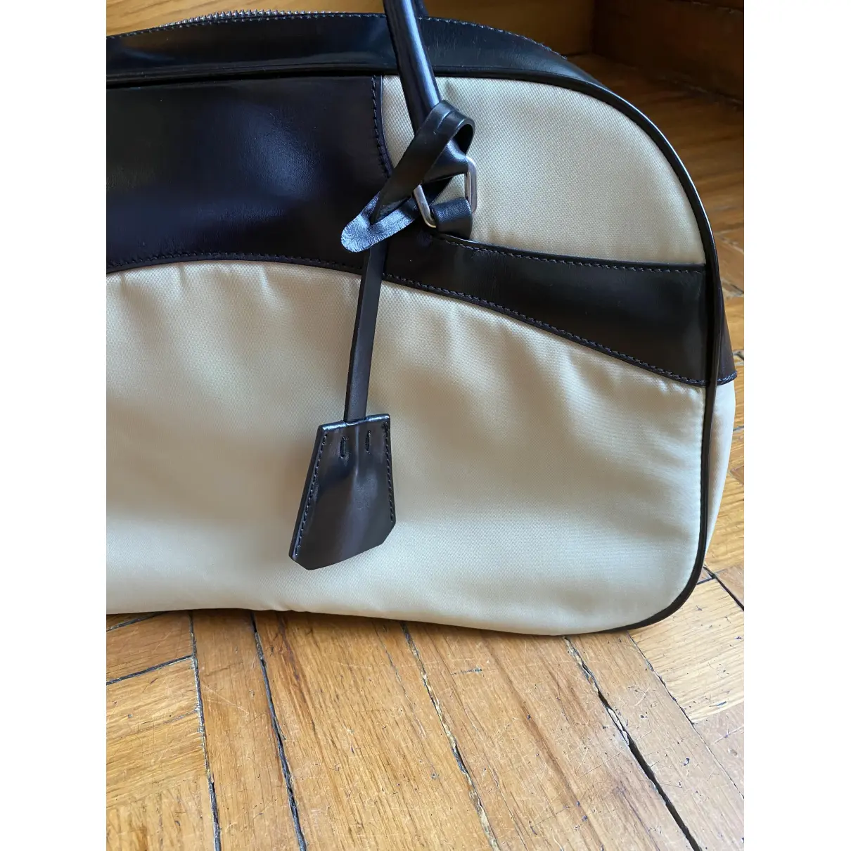 Bowling cloth handbag Prada - Vintage