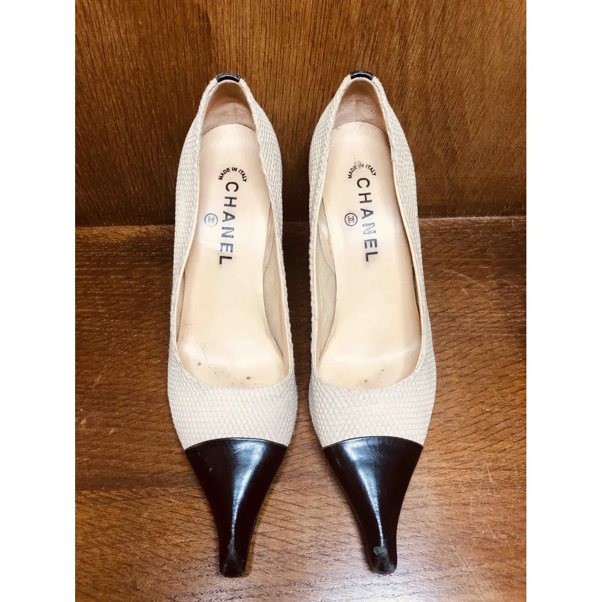 Buy Chanel Cloth heels online - Vintage