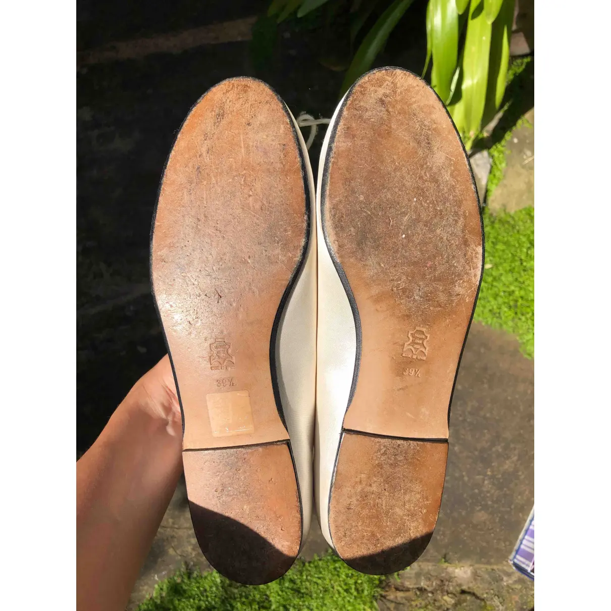 Cloth ballet flats French Sole