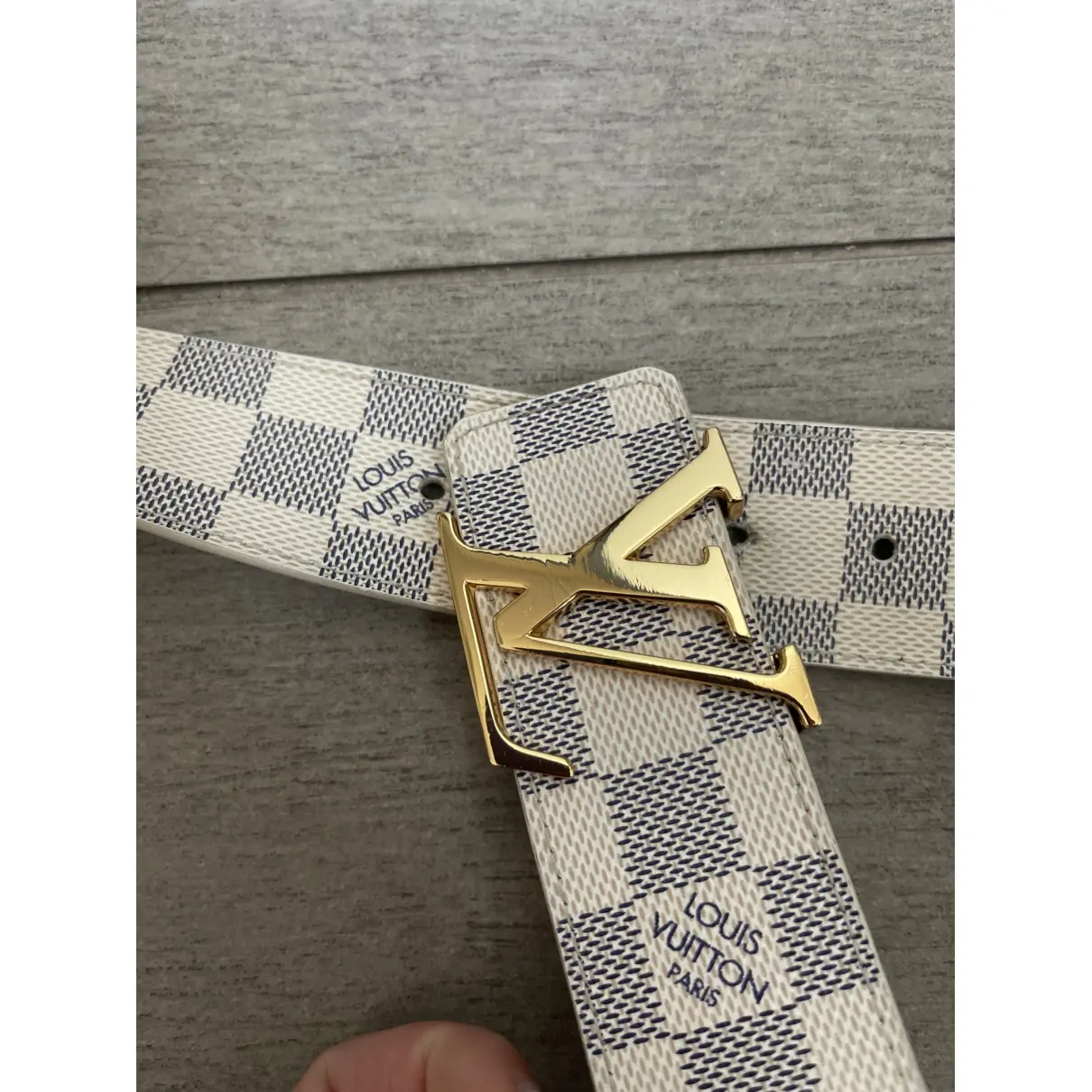 Initiales cloth belt Louis Vuitton