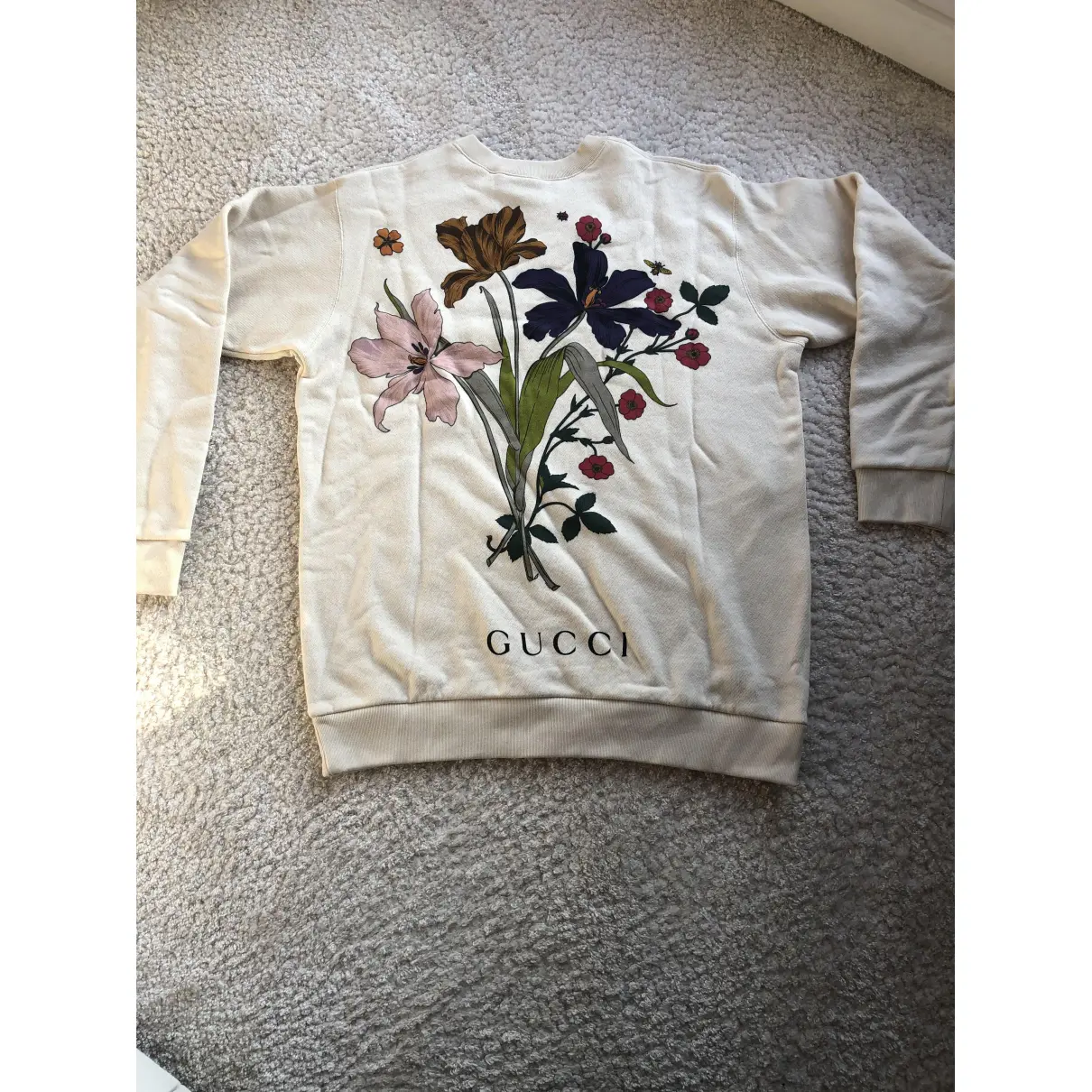 Buy Gucci Ecru Cotton Knitwear & Sweatshirt online
