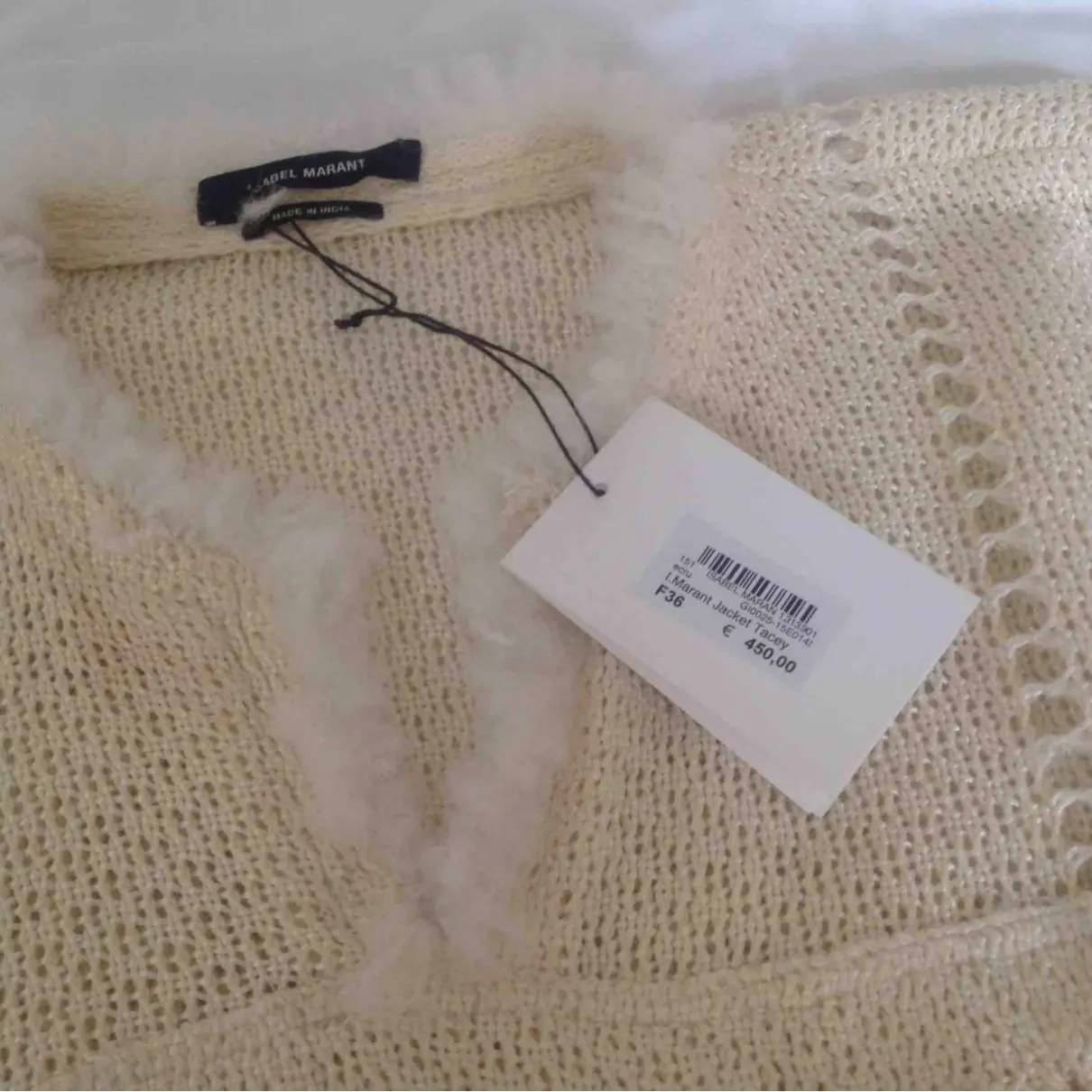 Buy Isabel Marant Ecru Cotton Top online