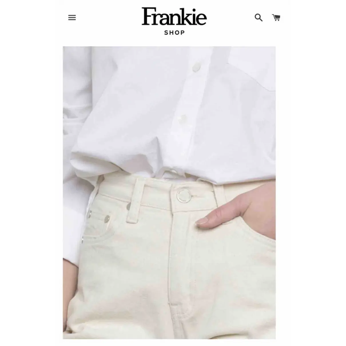 Short jeans The Frankie Shop