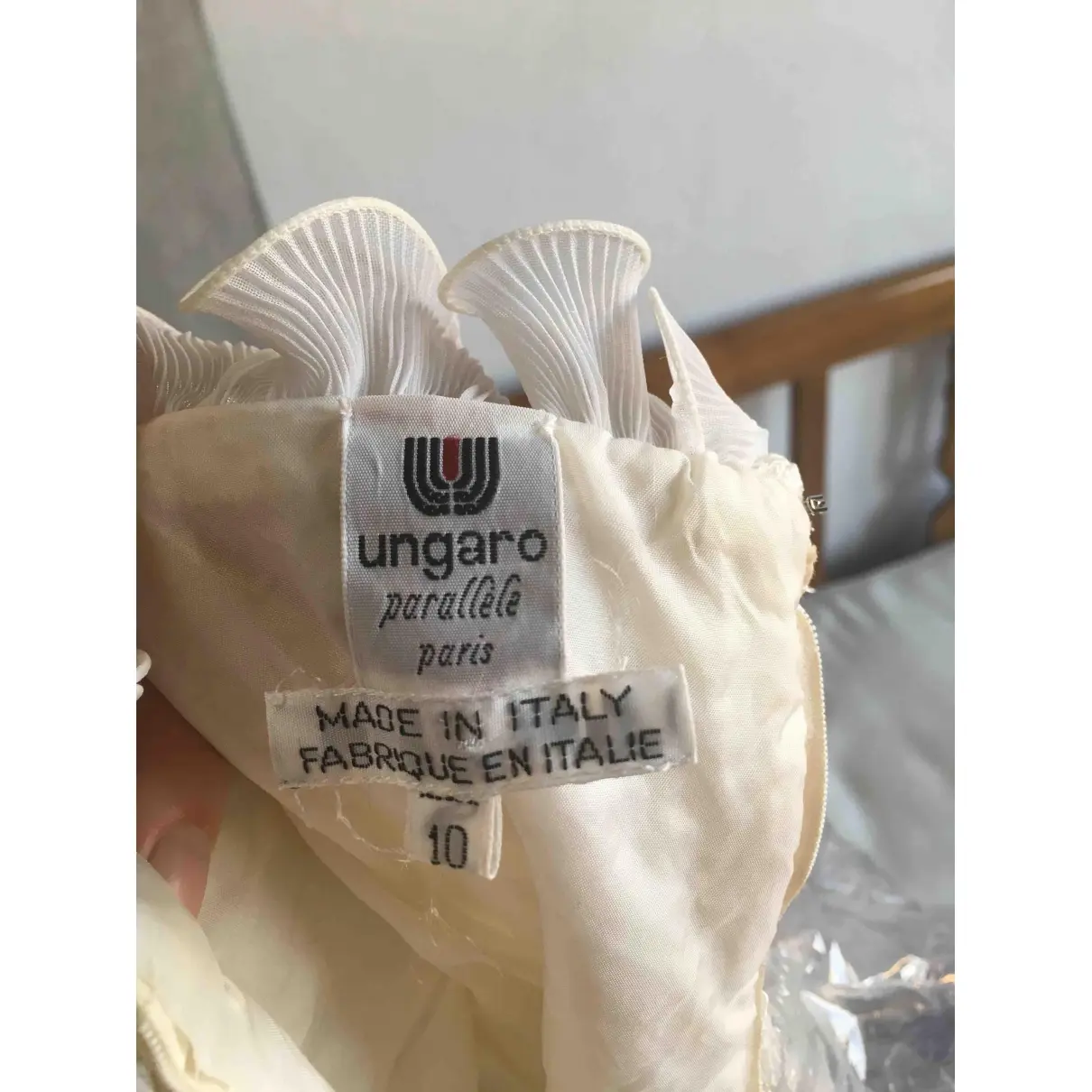Lace mini dress Ungaro Parallele - Vintage