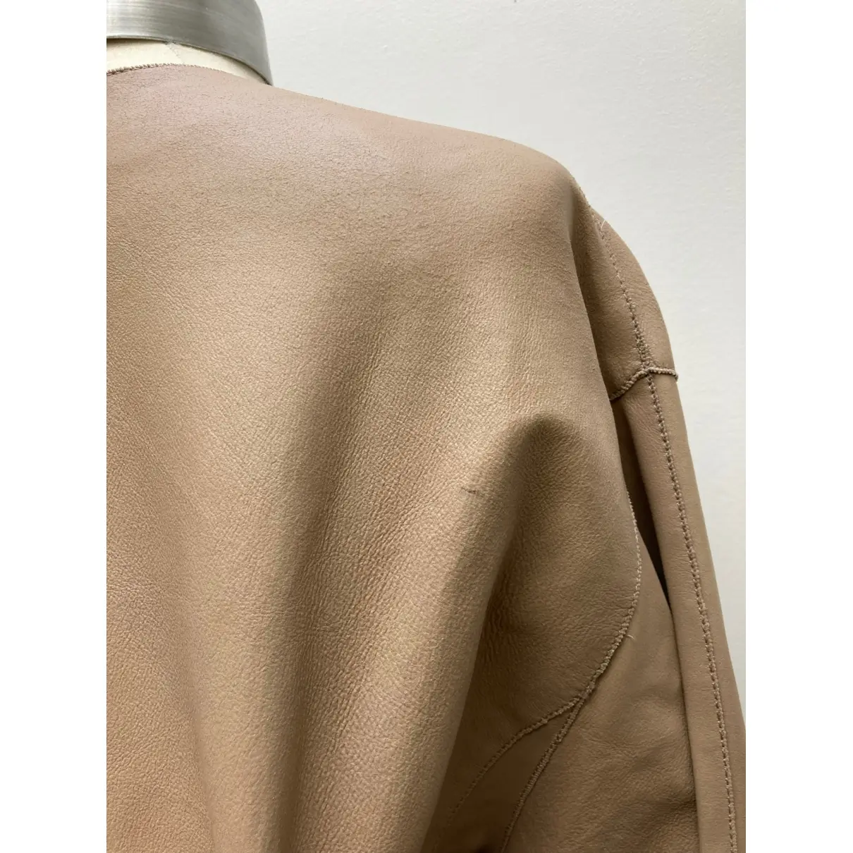 Buy Armani Collezioni Leather trench coat online