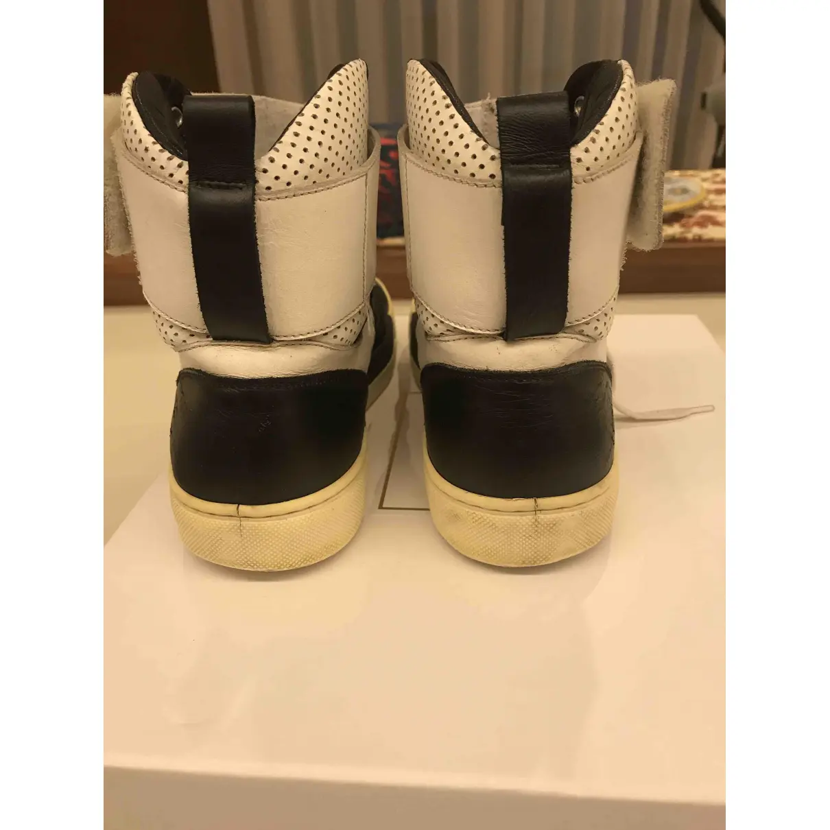 Buy Balmain Leather trainers online