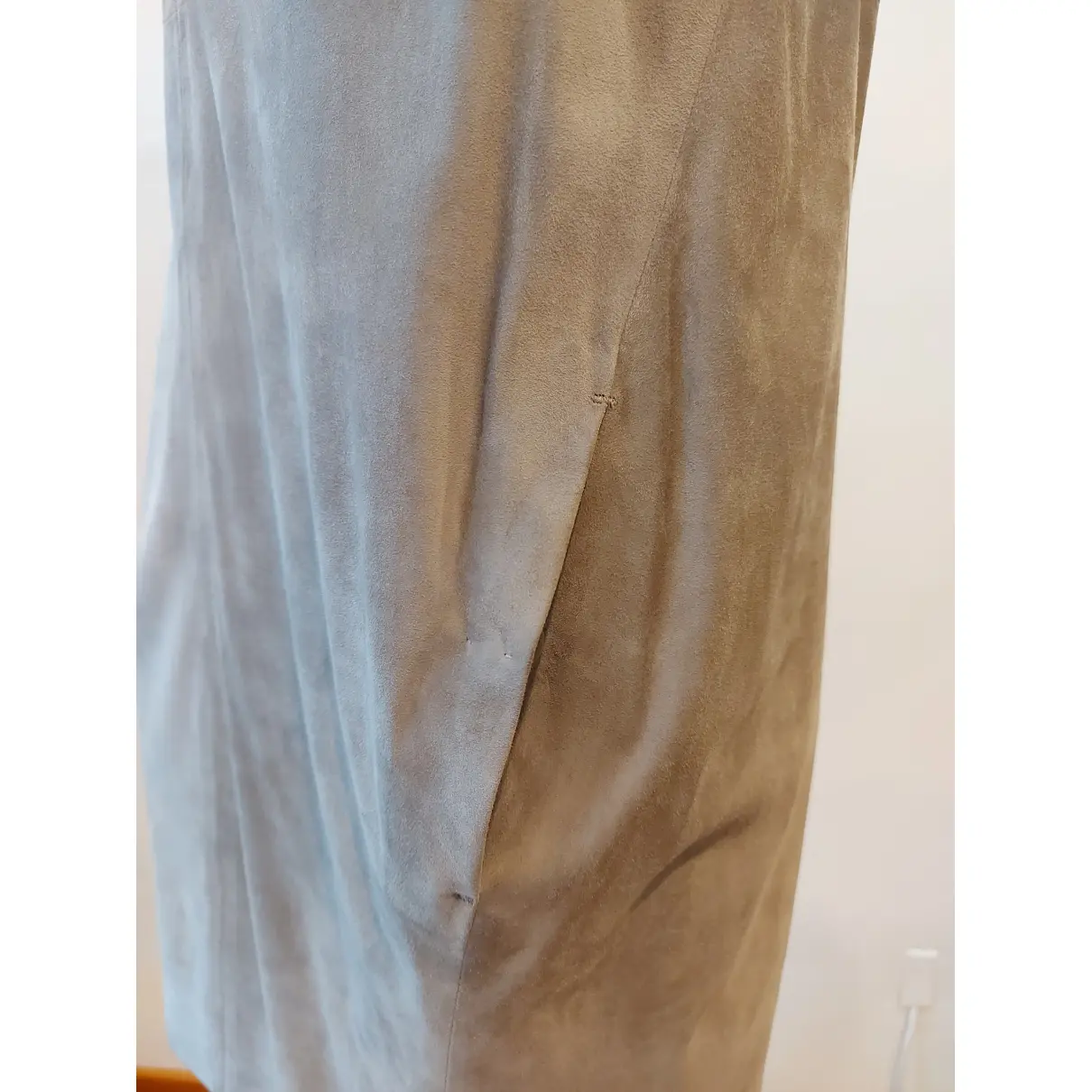 Leather mid-length dress Brunello Cucinelli