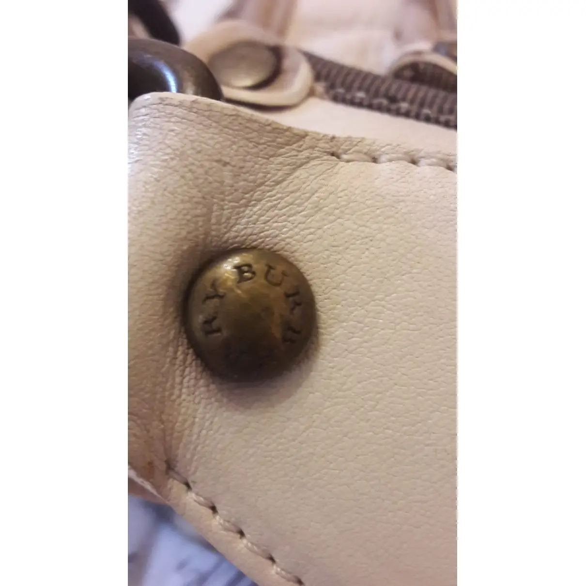 Buy Burberry Leather handbag online - Vintage