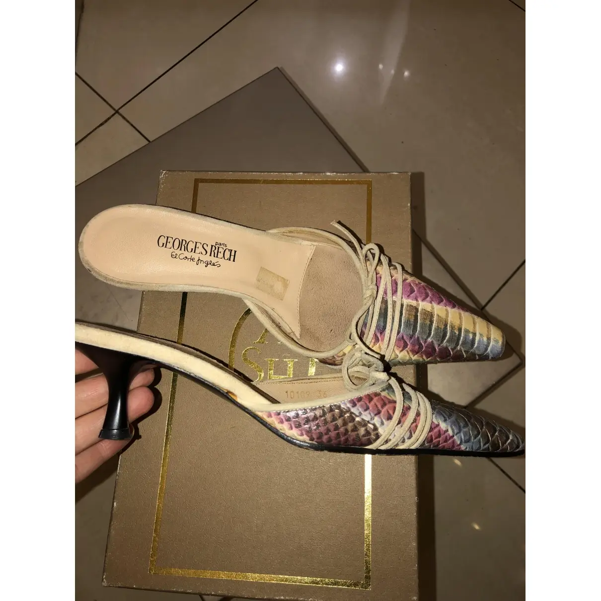 Georges Rech Leather mules for sale