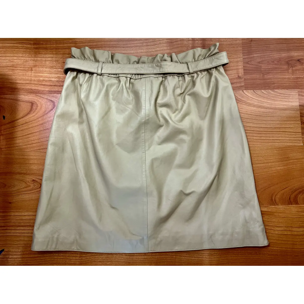 Buy Ibana Leather mid-length skirt online