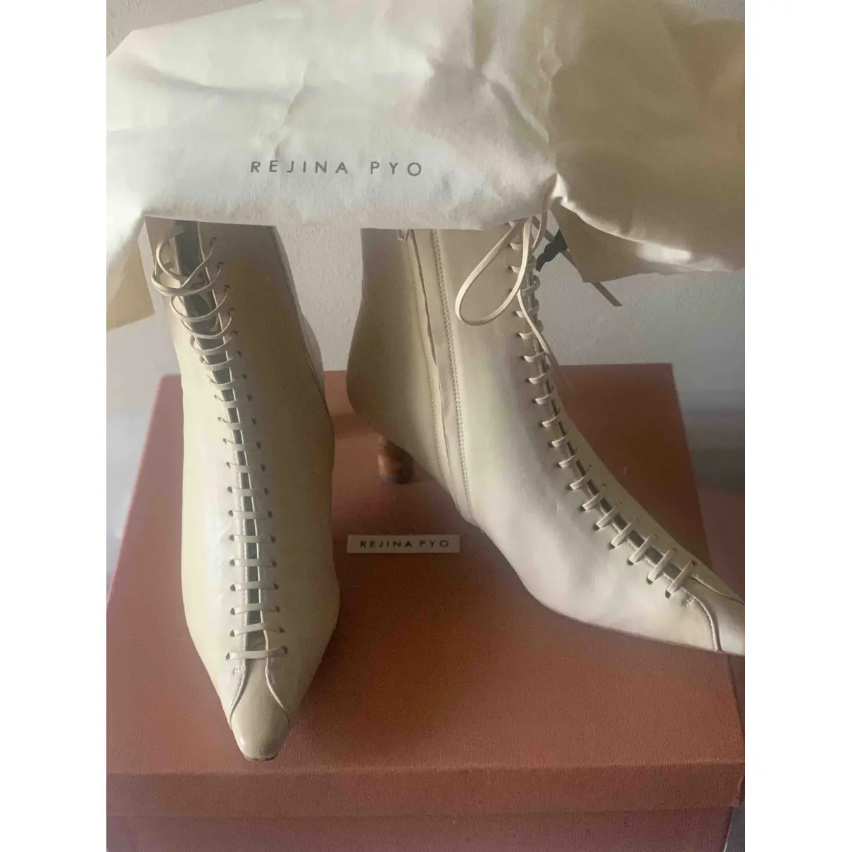 Buy Rejina Pyo Leather ankle boots online