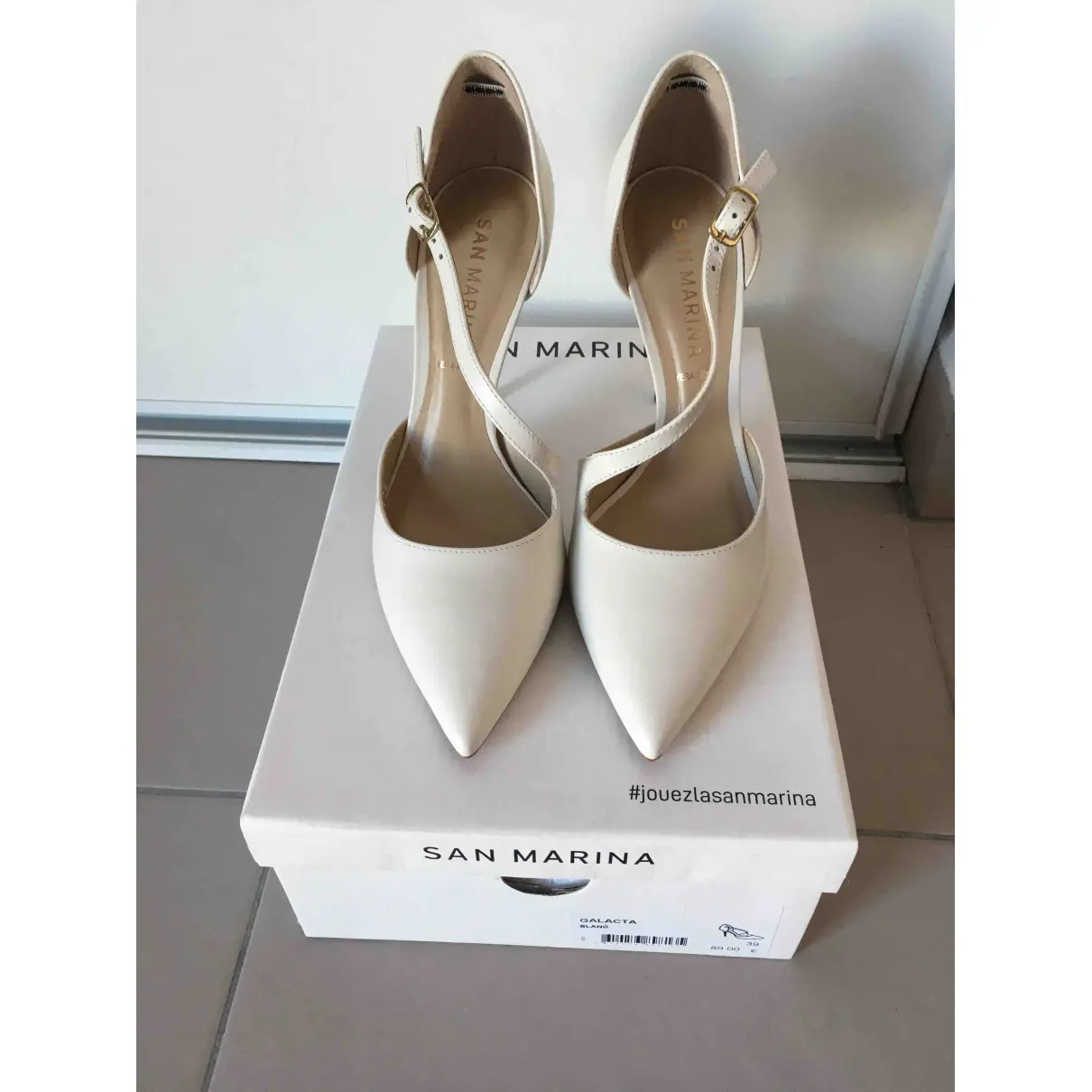Buy SAN MARINA Leather heels online