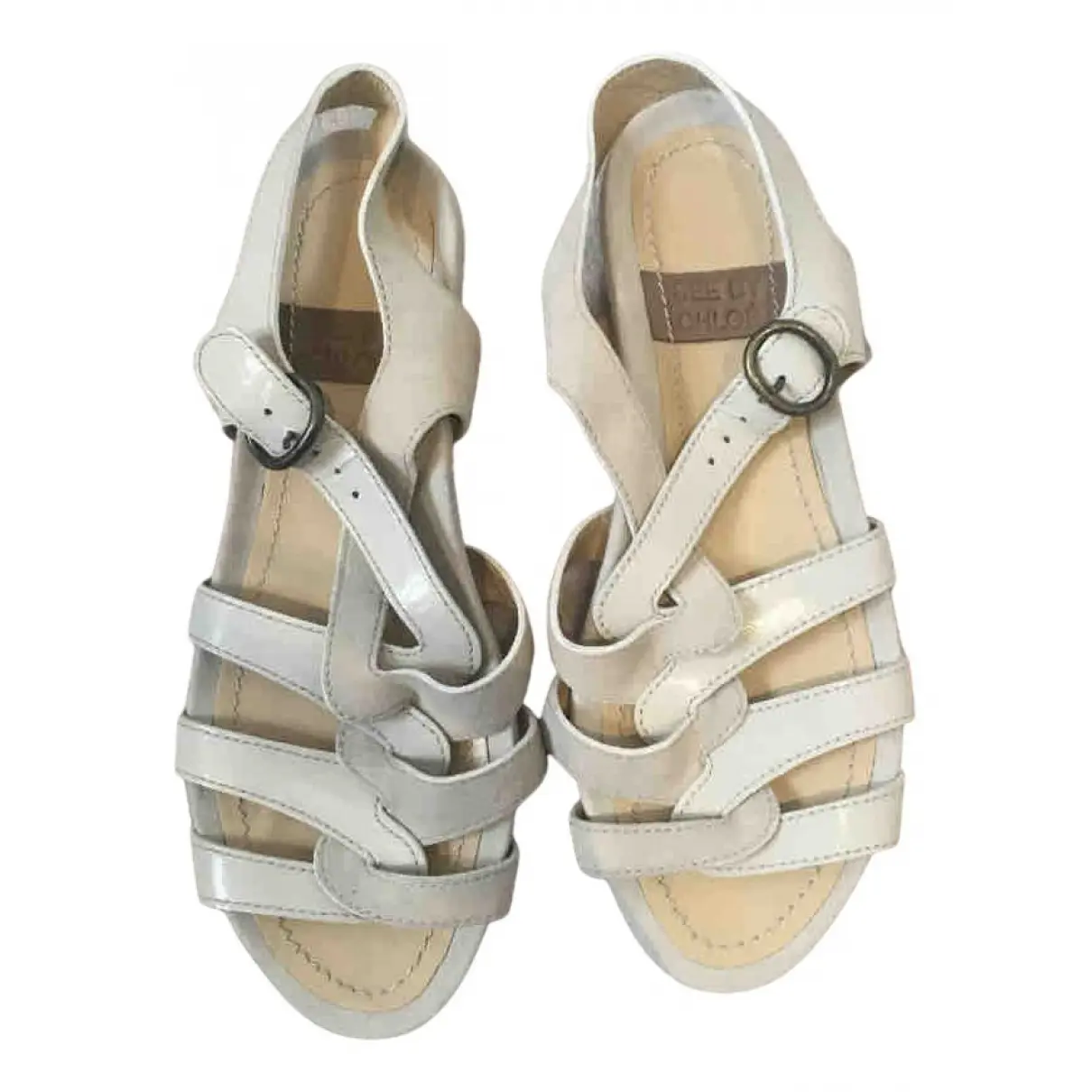 Leather sandal See by Chloé