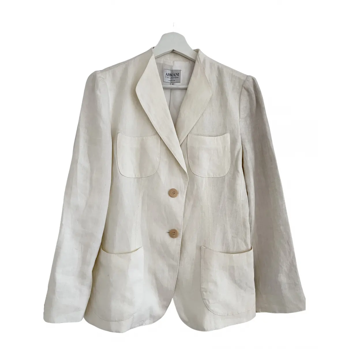 Linen blazer Armani Collezioni - Vintage