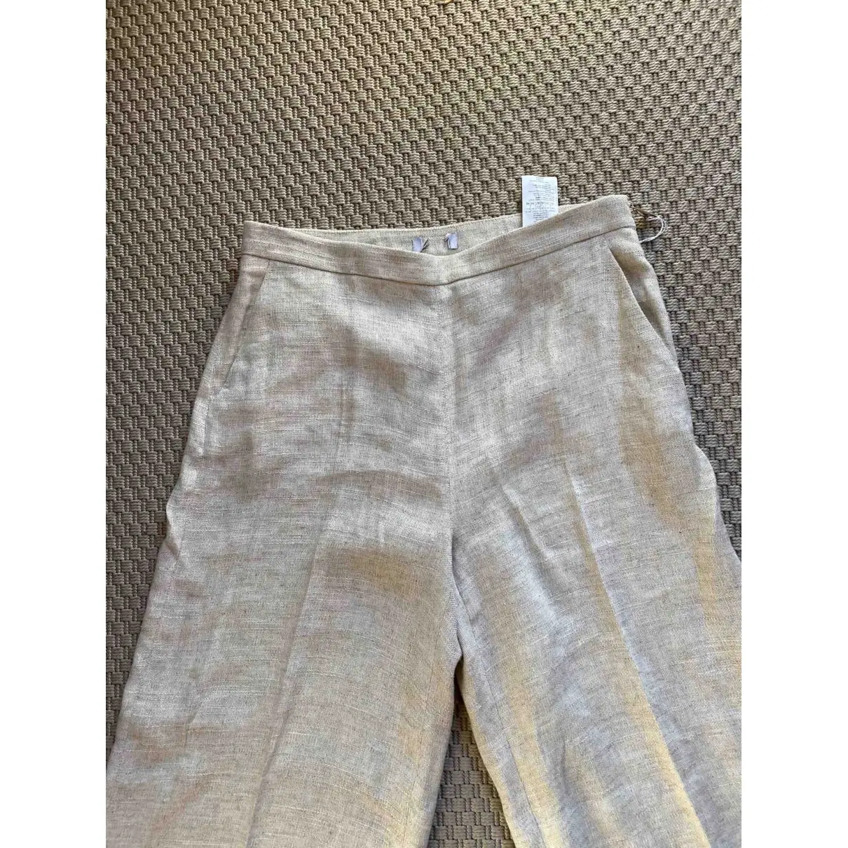 Linen large pants Max & Co