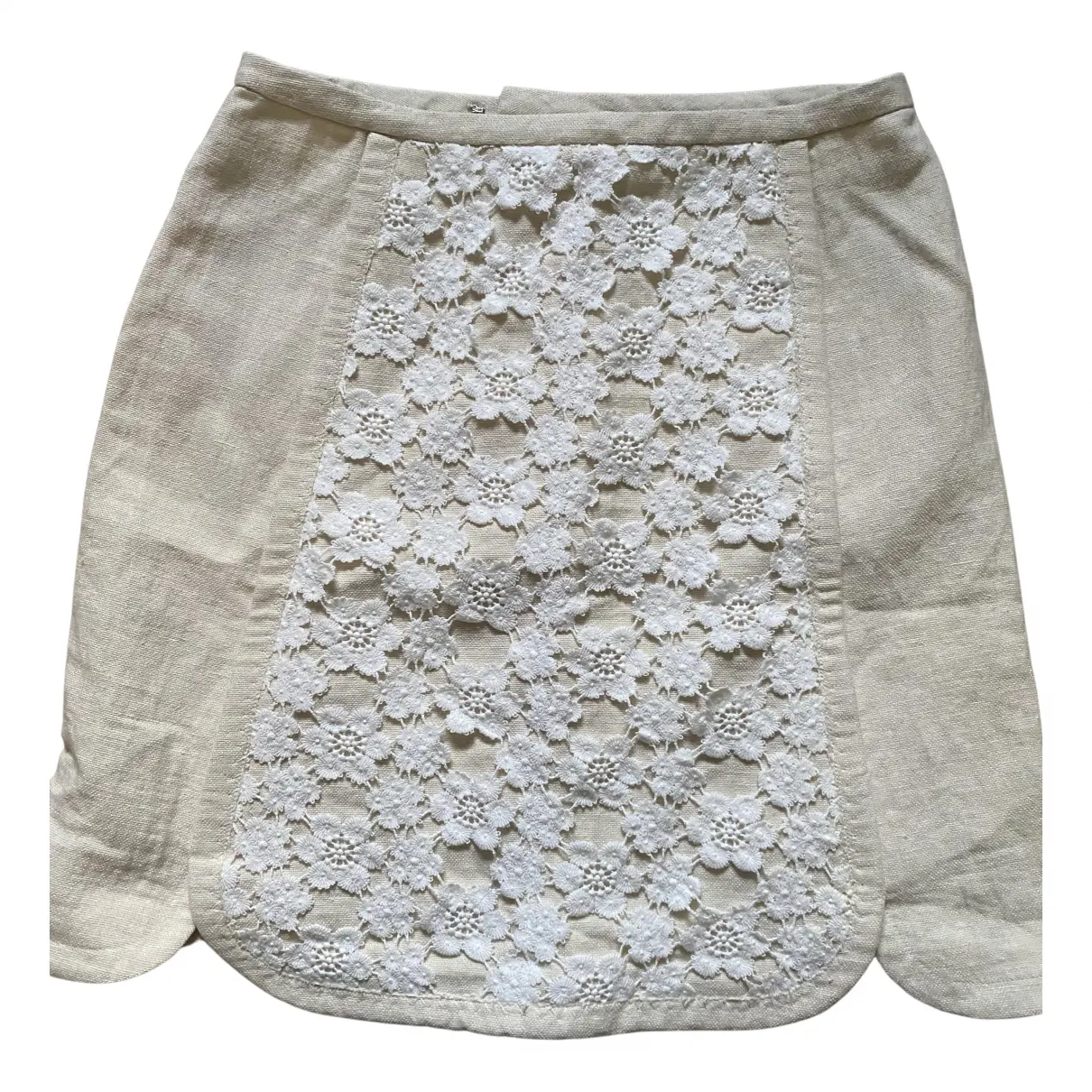 Linen mini skirt Sonia Rykiel - Vintage