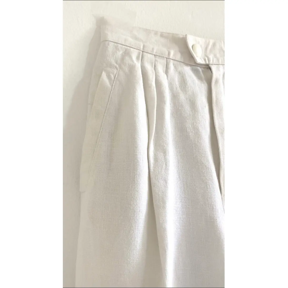 Linen trousers Thierry Mugler - Vintage
