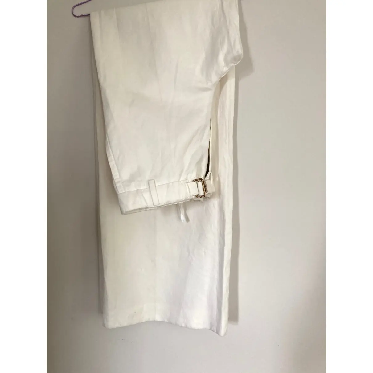 Buy Yves Saint Laurent Linen large pants online - Vintage