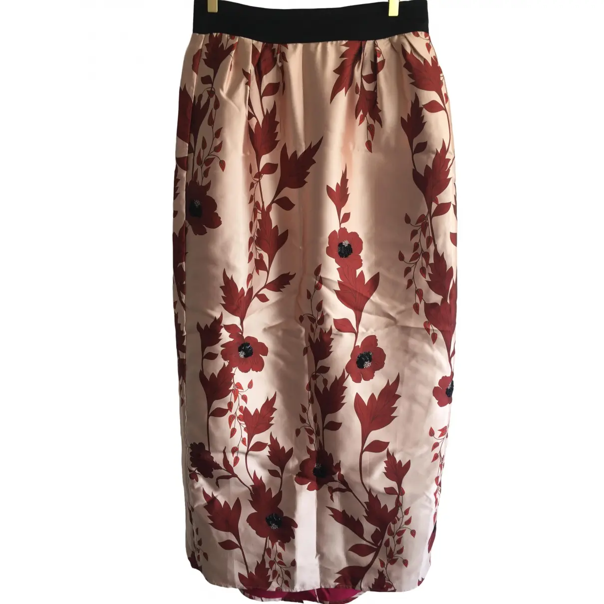 Silk mid-length skirt Johanna Ortiz