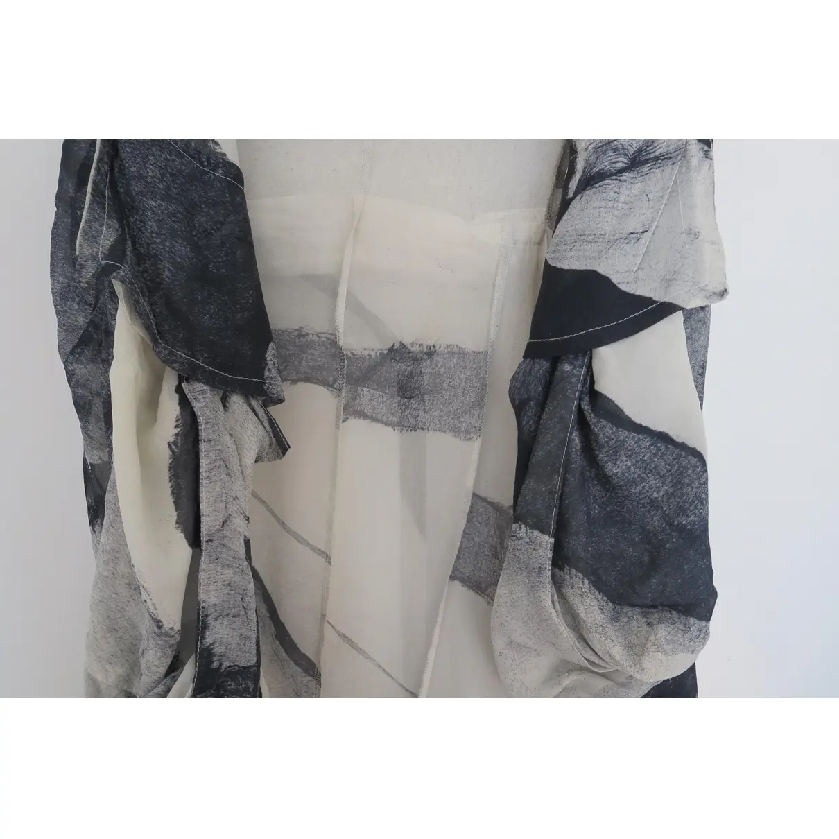 Silk mid-length dress Ann Demeulemeester - Vintage