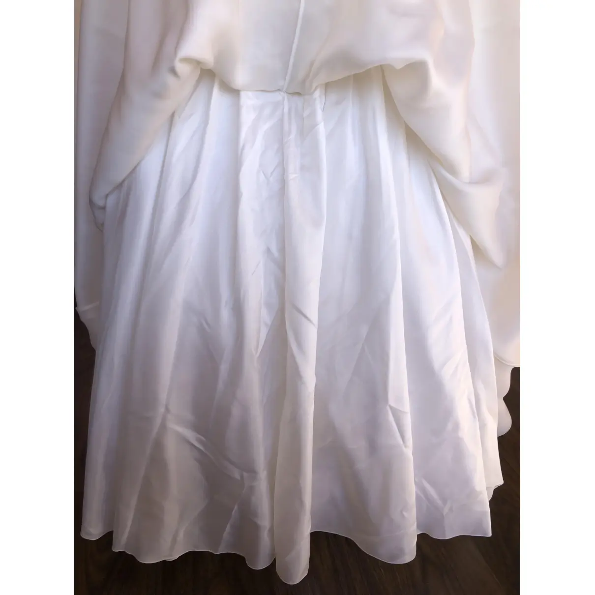 Silk mid-length dress Delphine Manivet