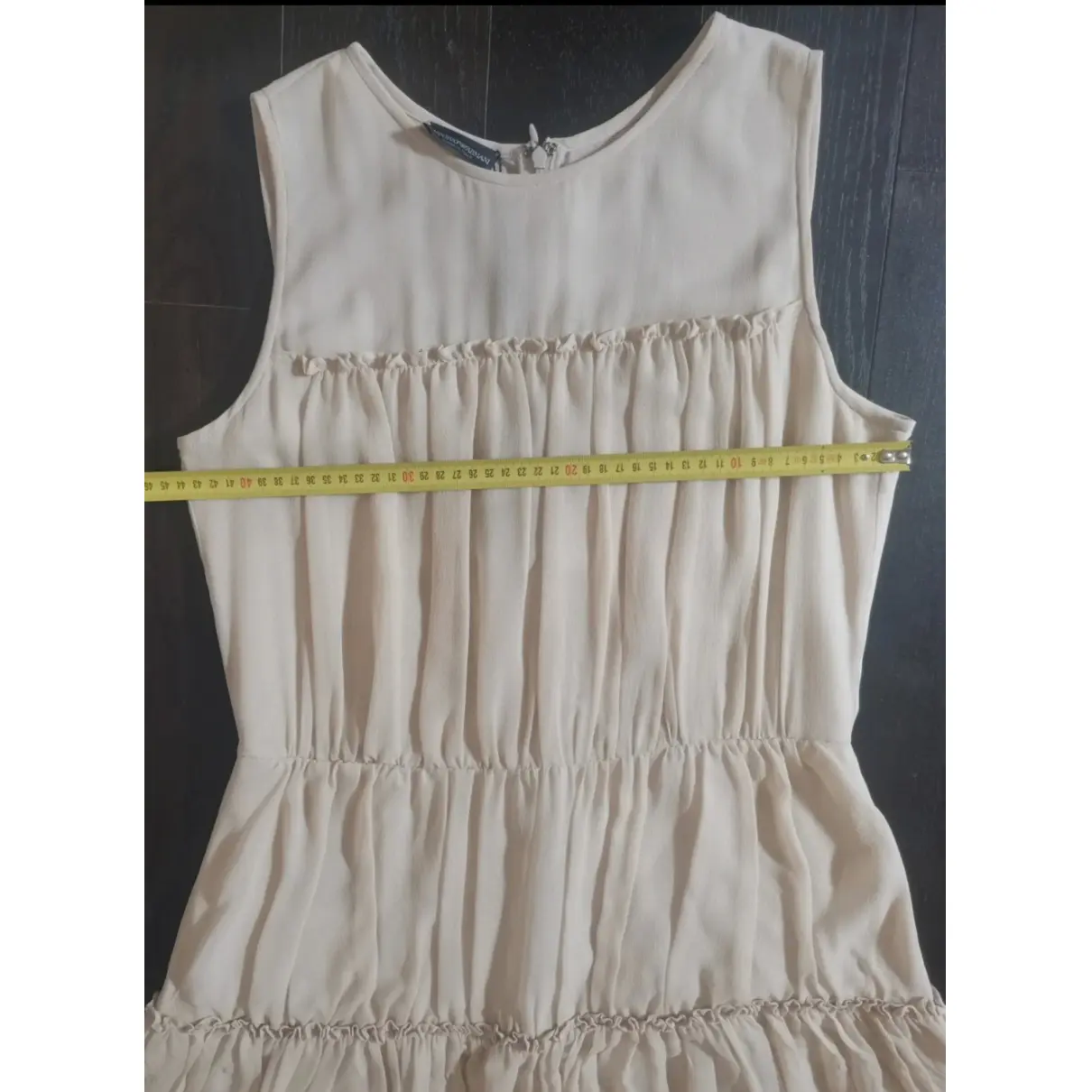 Buy Emporio Armani Silk mid-length dress online