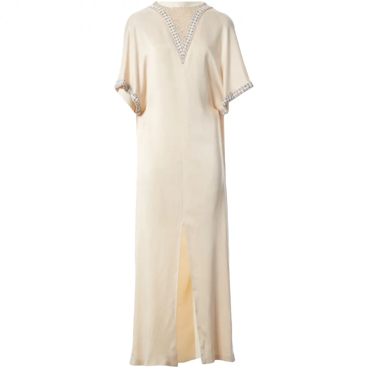 Silk maxi dress Guy Laroche - Vintage