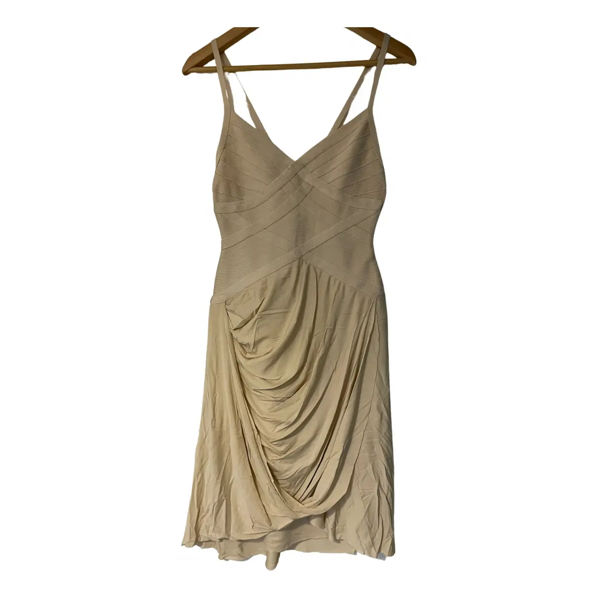 Silk mid-length dress Herve Leger