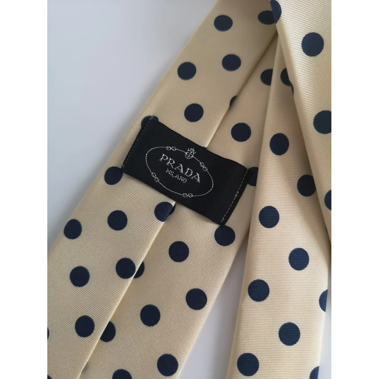Silk tie Prada - Vintage