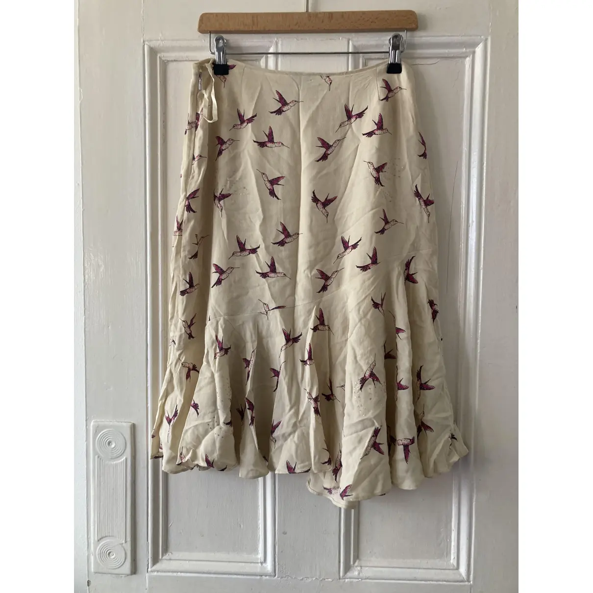 Silk mid-length skirt Temperley London