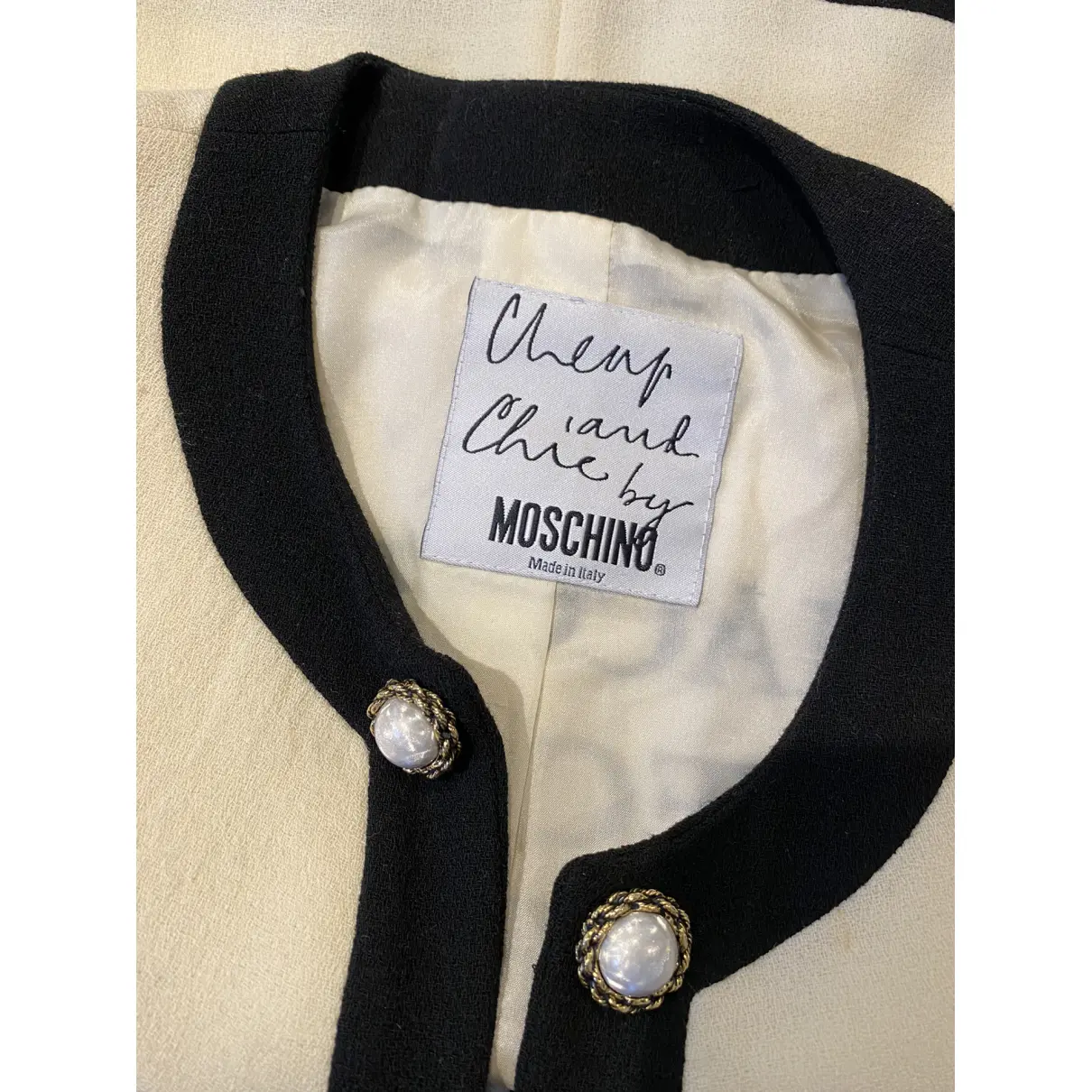 Buy Moschino Cheap And Chic Wool suit jacket online - Vintage