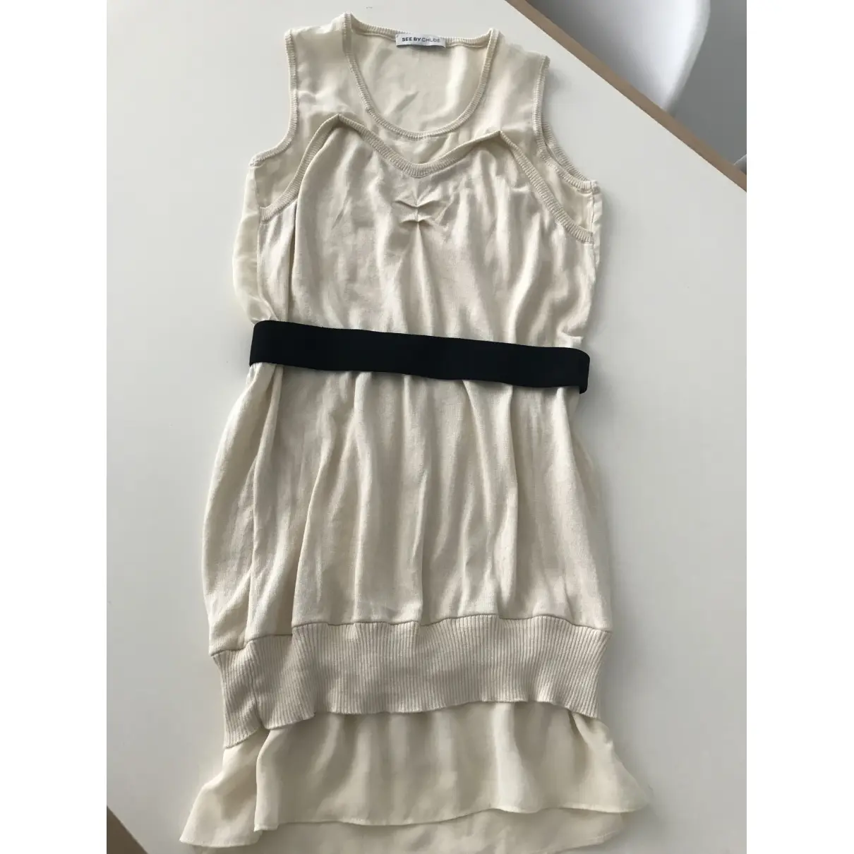 See by Chloé Wool mid-length dress for sale