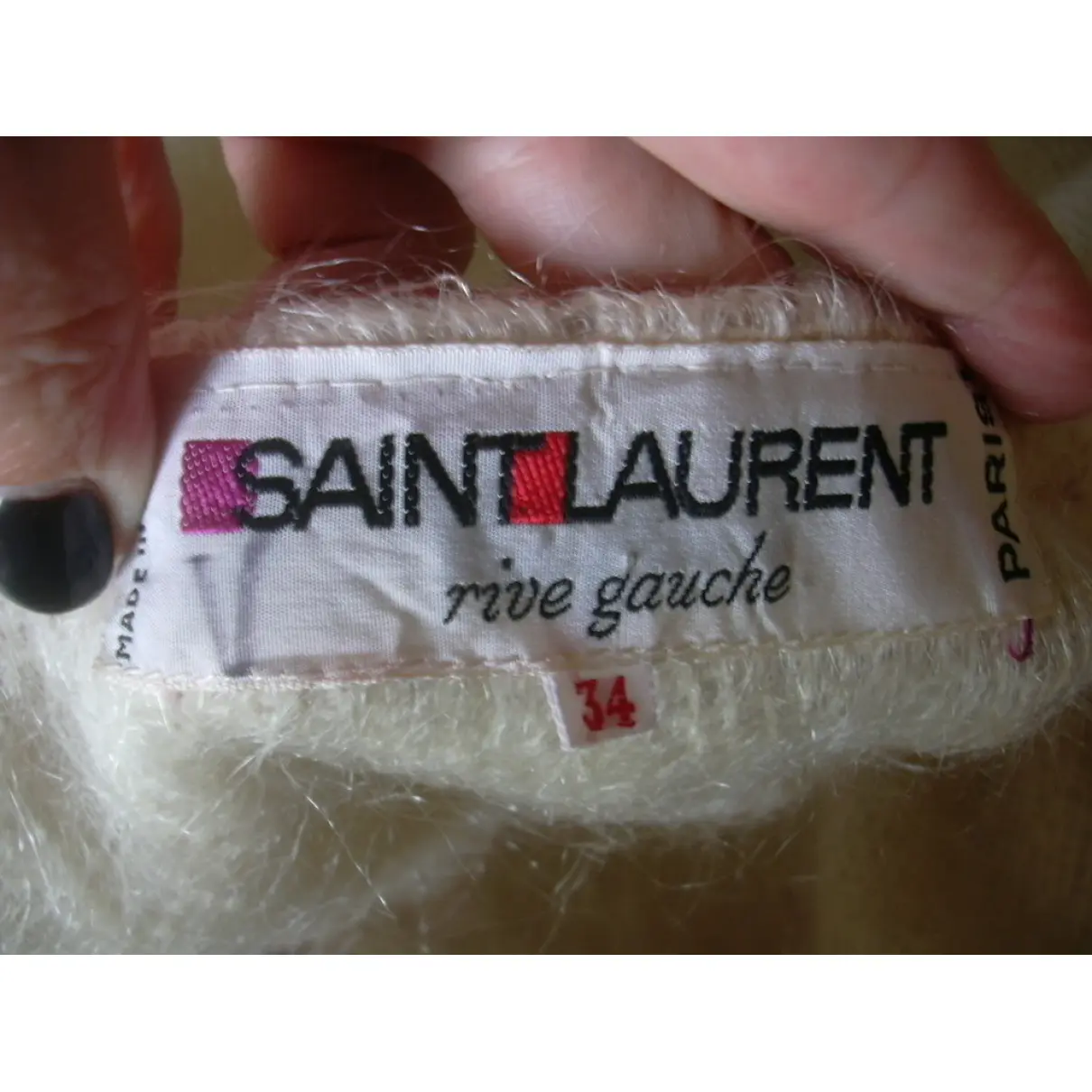 Wool cape Yves Saint Laurent - Vintage