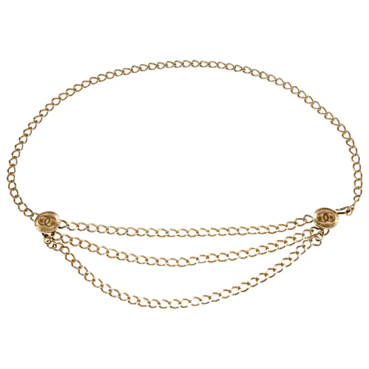 Gold Chain Belt Chanel - Vintage