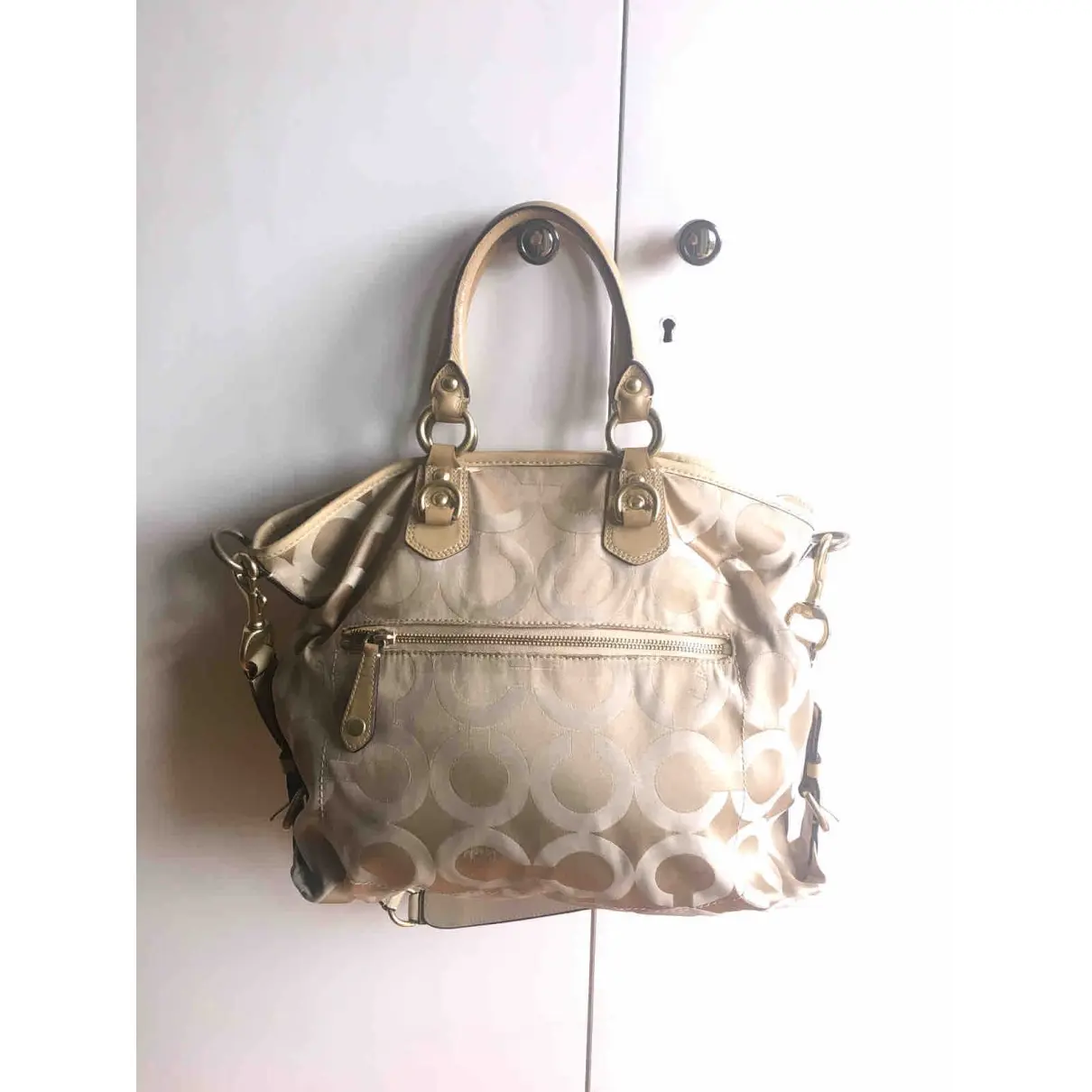 Coach Madison Phoebe cloth handbag for sale