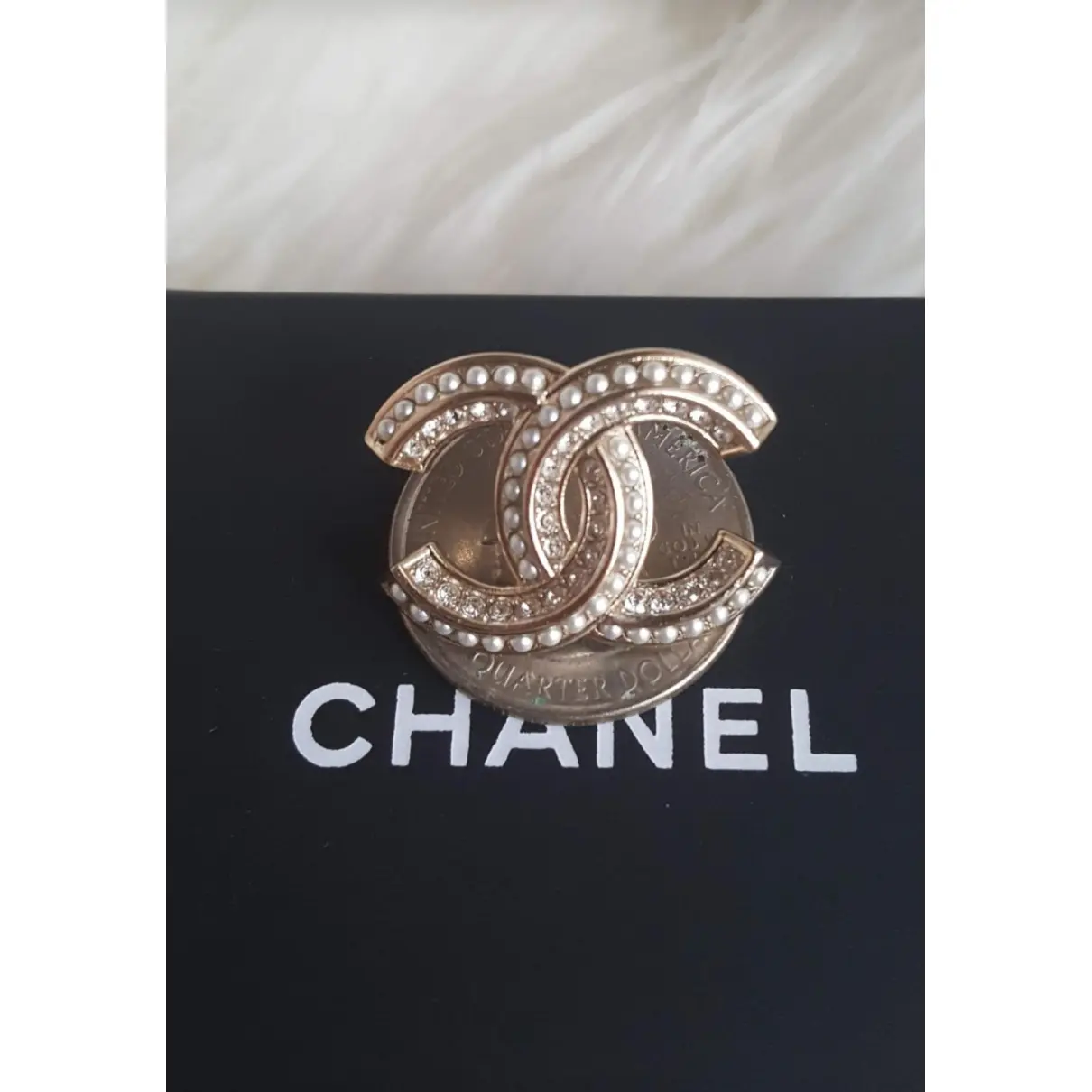 CC crystal earrings Chanel