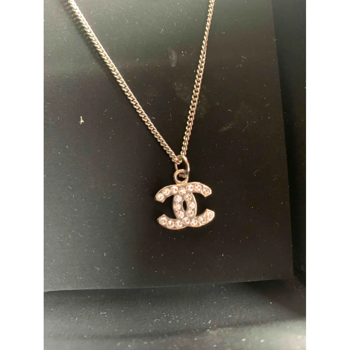 Buy Chanel CC crystal necklace online